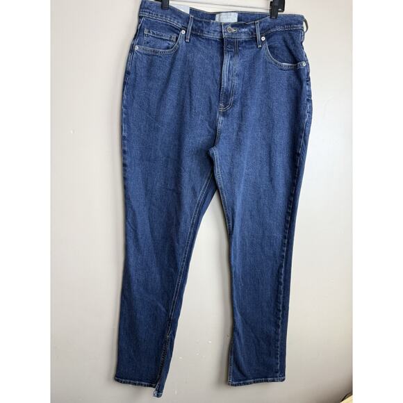 Everlane Women’s Cheeky Split-Hem Jeans High-Rise Low Stretch Size 33 NWT - Picture 2 of 14